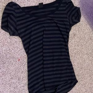 Striped ribbed shirt